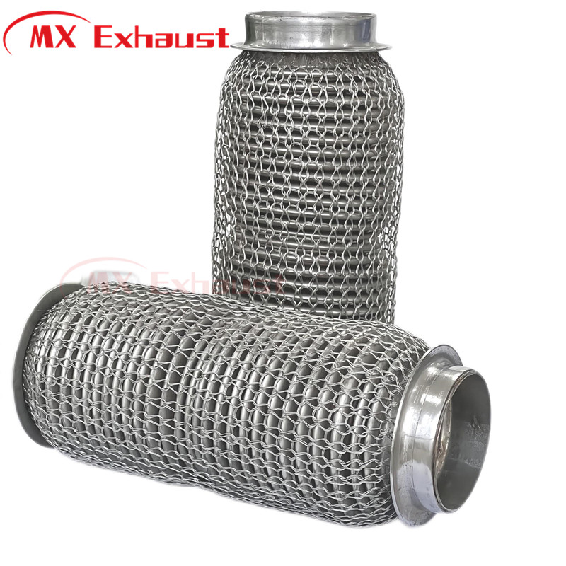 5 ID x 10 Stainless Steel 2-Ply Bellows Flex Exhaust Pipe EB-510SS