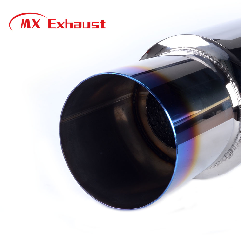 Performance Exhaust Muffler HKS with Titanium Blue Burnt for Exhaust System