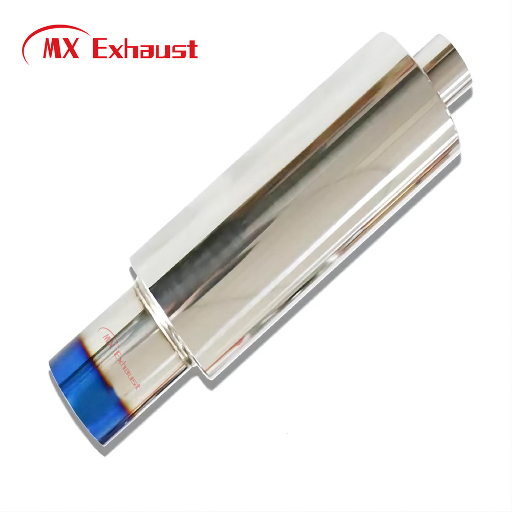 Performance Exhaust Muffler HKS with Titanium Blue Burnt for Exhaust System