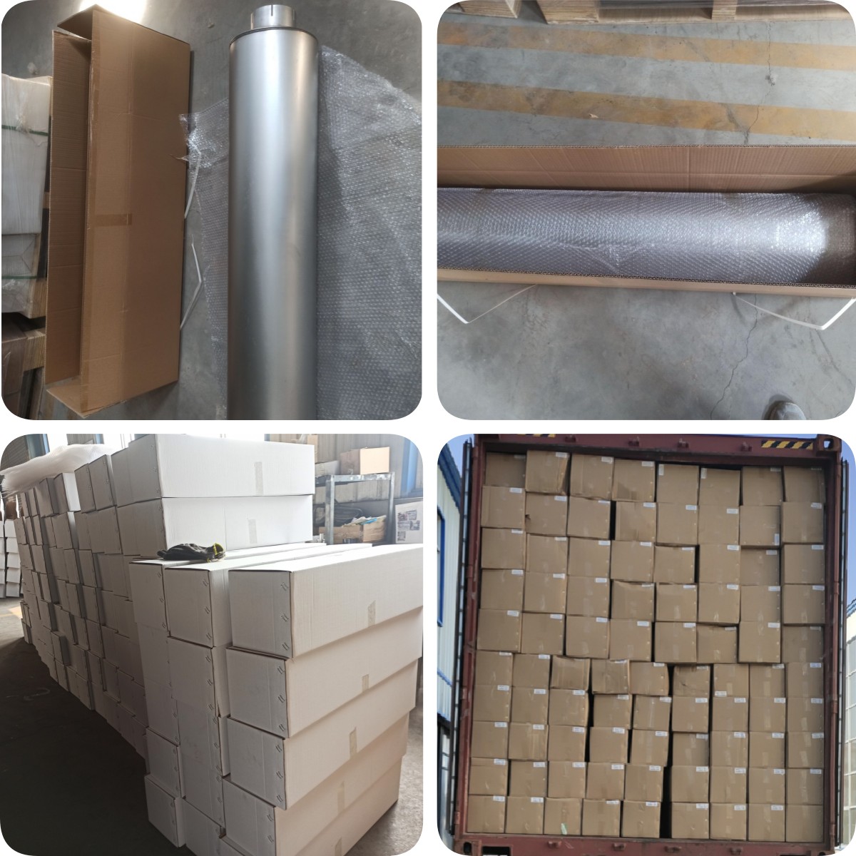 Aluminized Steel Truck Exhaust Muffler For Semi Truck Heavy Duty Truck