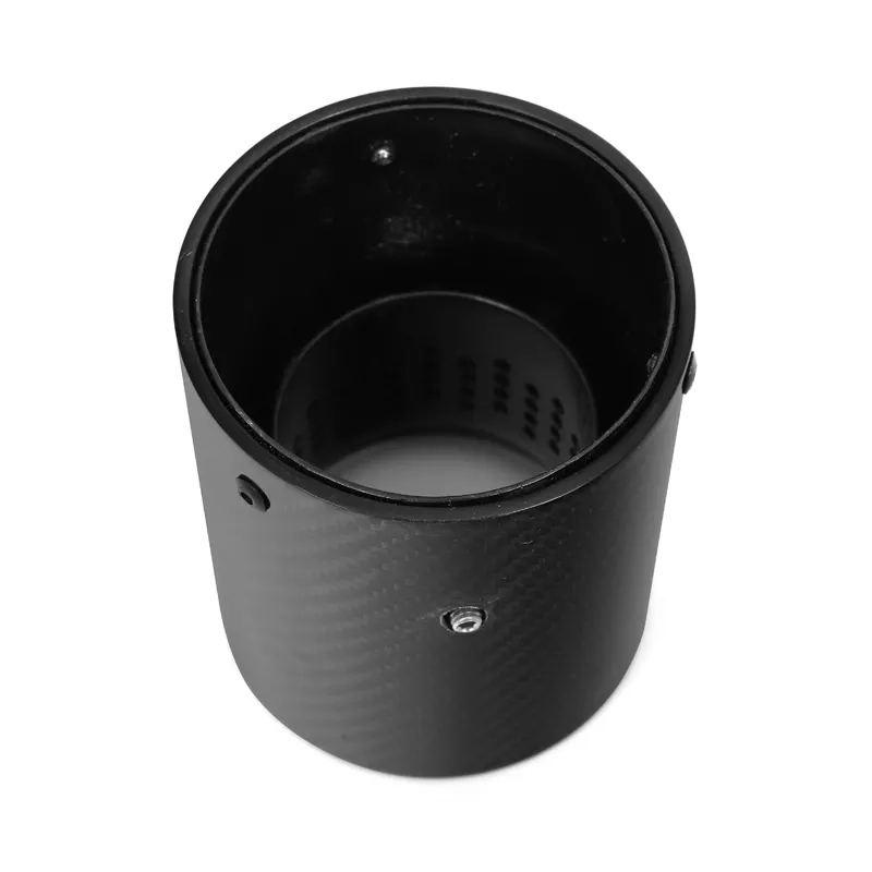 M5 Real Matte Black Carbon Fiber Exhaust Tips Muffler Pipe for BMW F90 M5 Inlet 76mm