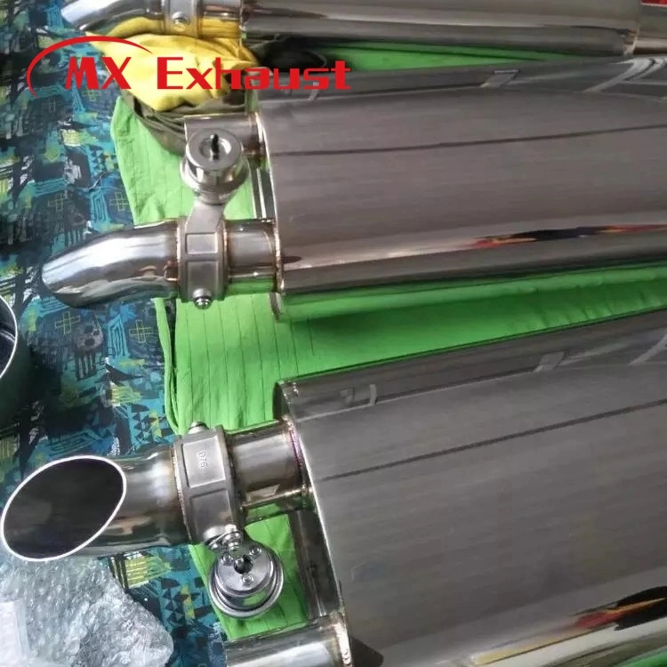 Exhaust Valvetronic Cutout Muffler in Oval Type with Cutout Vacuum Valve 