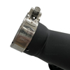 High Performance Black Painted Exhaust Tip with Dual Outlet in Carbon Fiber