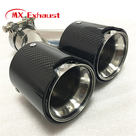 M Performance Exhaust Carbon Fiber Tailpipe Muffler Tips for BMW