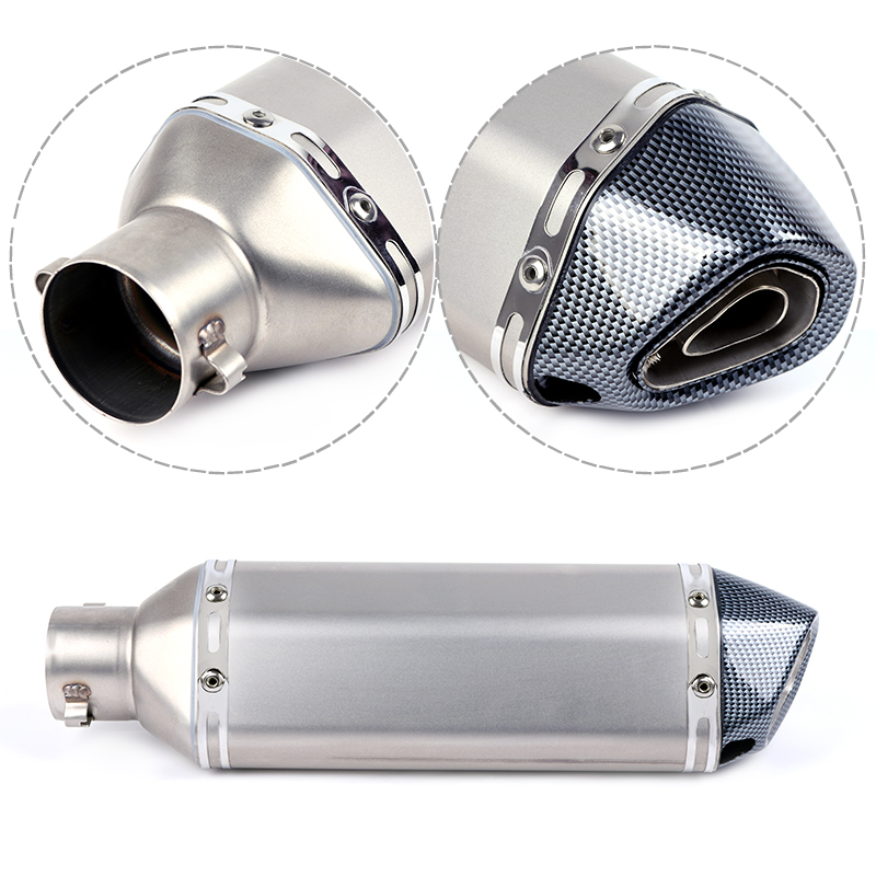 High Performance Small Hexagon Exhaust Pipe Motorcycle Muffler