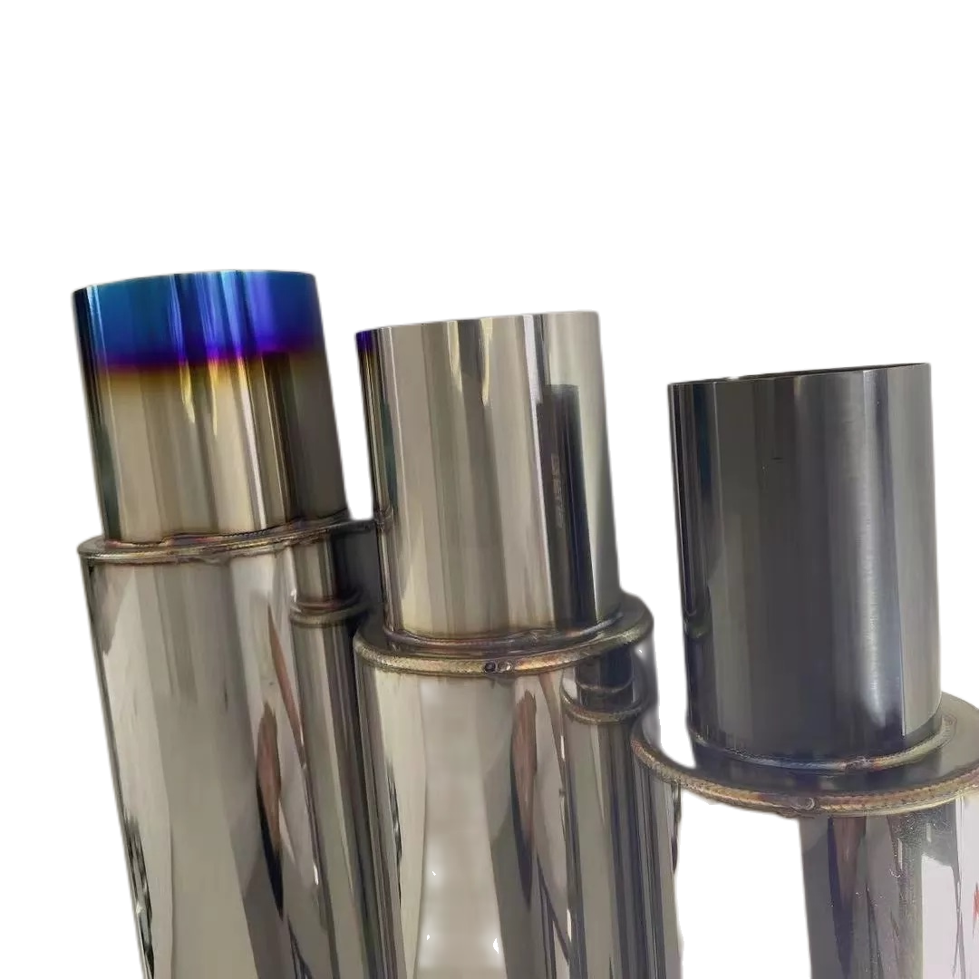 Performance Exhaust Muffler HKS with Titanium Blue Burnt for Exhaust System