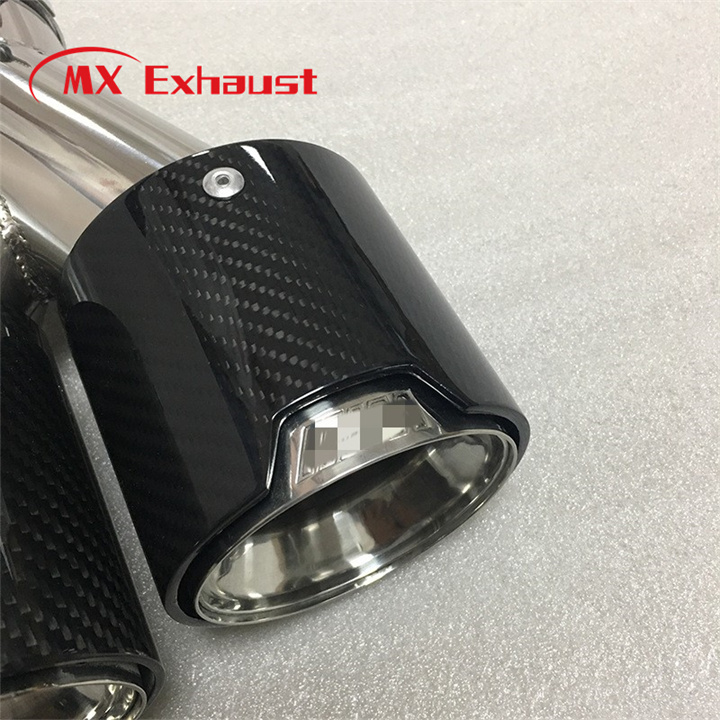 M Performance Exhaust Carbon Fiber Tailpipe Muffler Tips for BMW