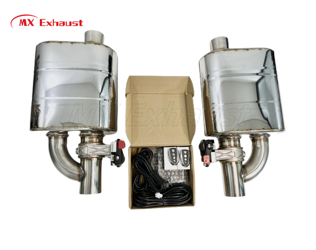 Universal Stainless Steel electrical valve valvetronic Exhaust Muffler with remote control kits