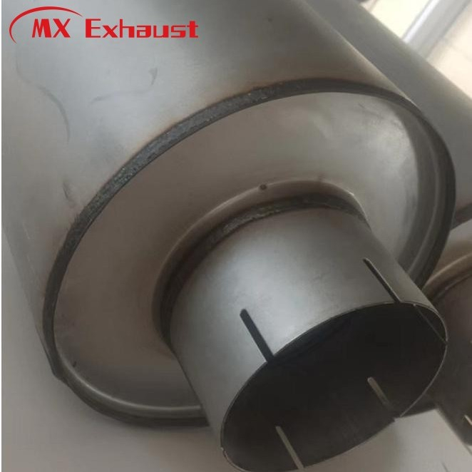 Aluminized Steel Truck Exhaust Muffler For Semi Truck Heavy Duty Truck
