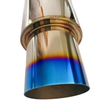 High Performance Exhaust Muffler HKS with Titanium Blue Burnt