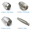 Universal Exhaust Flexible Tube with Outer Braid