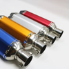 Small Hexagon Double Hole Exhaust Pipe Motorcycle Muffler