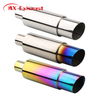 Stainless Steel Exhaust Muffler HKS with Titanium Blue Burnt for Exhaust System