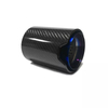 Universal Burnt Blue Carbon Fiber Exhaust Tip Stainless Steel Muffler Pipe For BMW 1234 Series M2 M3 M4 M5 Exhaust Pipe 