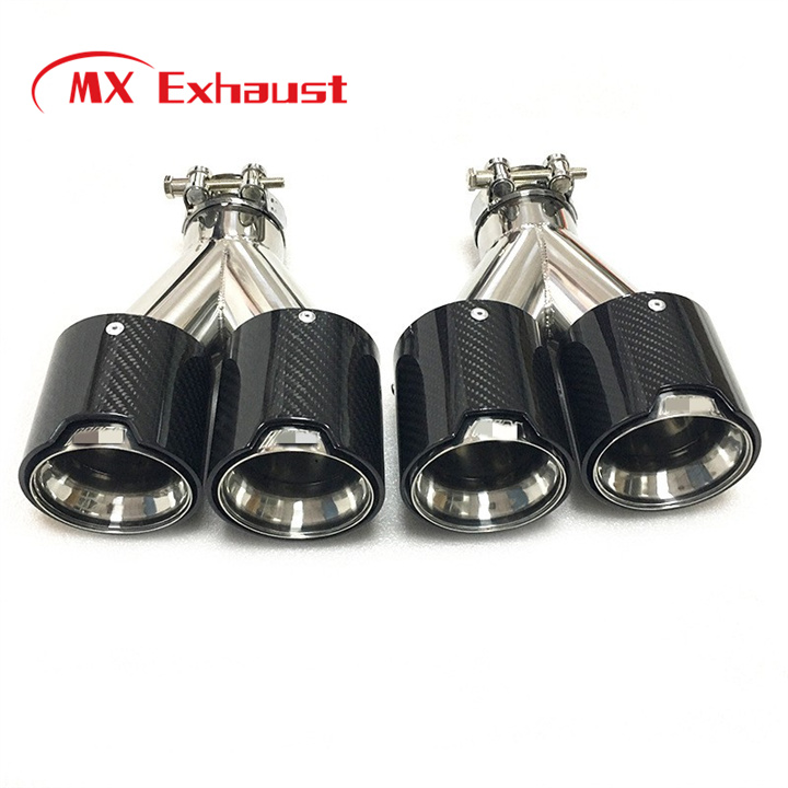 M Performance Exhaust Carbon Fiber Tailpipe Muffler Tips for BMW
