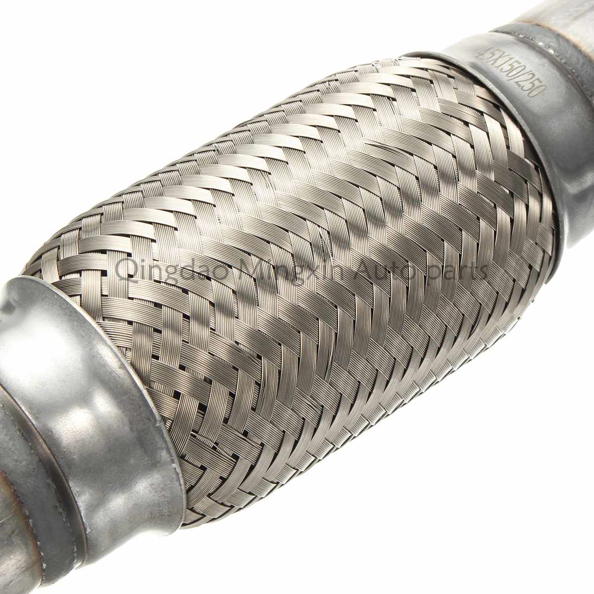 Stainless Steel Exhaust Flexible Pipe with Nipples Interlock Layer
