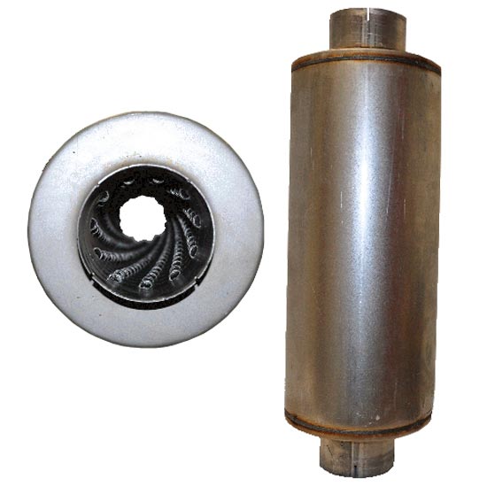 High Flow Exhaust Muffler with Stianless Steel