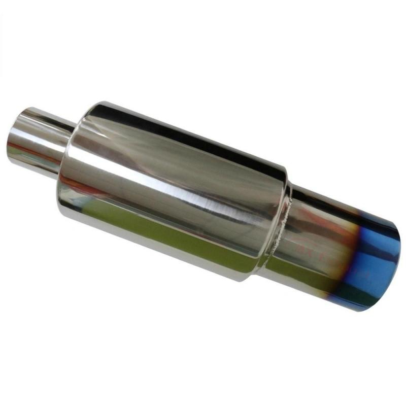 Performance Exhaust Muffler HKS with Titanium Blue Burnt for Exhaust System