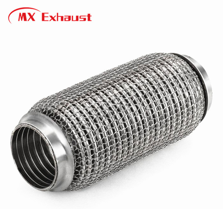 High Performance Stainless Steel Exhaust Flexible Pipe Outer Wire Mesh Interlock Layer