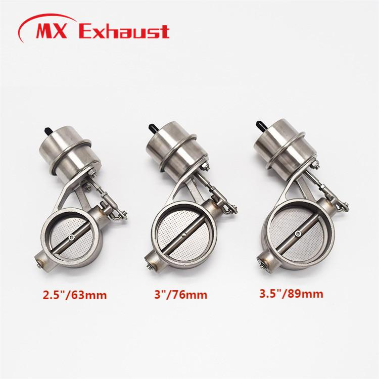  Exhaust Cutout Valve Vacuum Actuator 2.5" 3" 3.5" Pipe Open And Closed