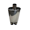Exhaust Muffler in Stainless Steel with Blue Burnt Dural Outlet