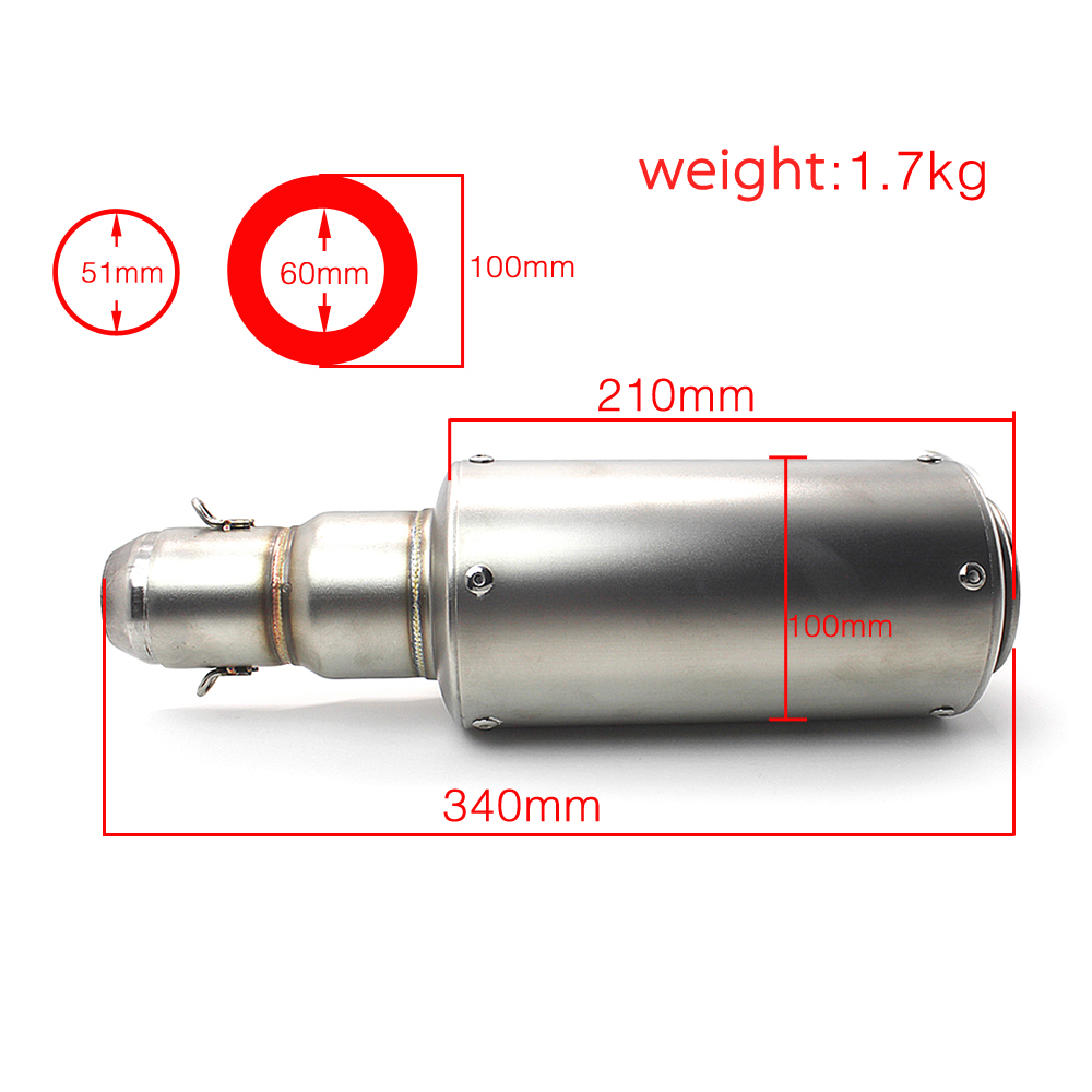 High Performance Motorcycle Exhaust Muffler