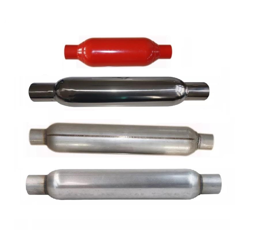 Glass packed muffler