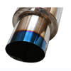 Hot Sales Stainless Steel Exhaust Muffler HKS with Titanium Blue Burnt for Automotive Parts
