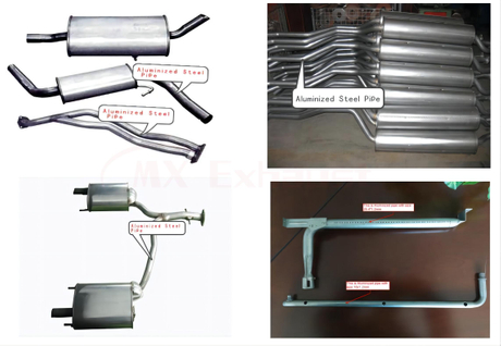 Aluminized Steel Pipe DX53D 60/60G/M2 for Exhaust system