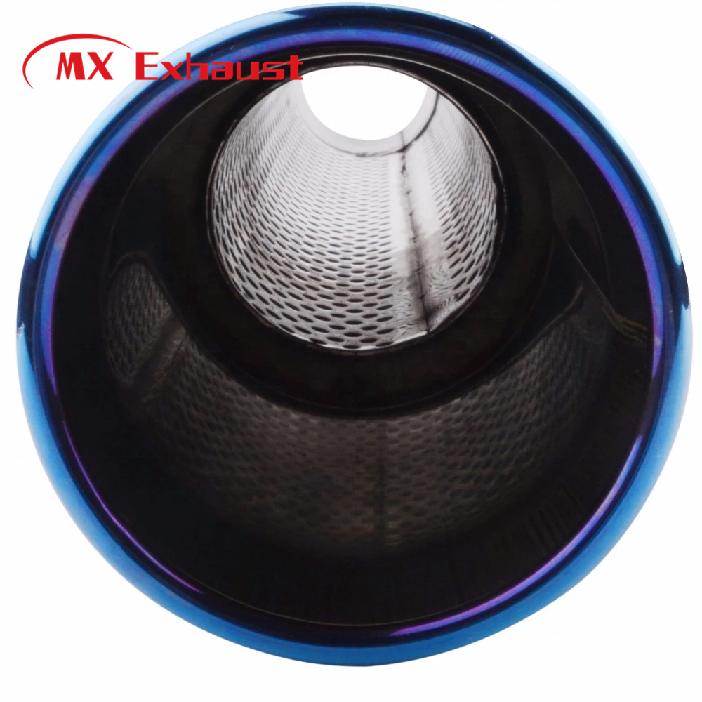 Performance Exhaust Muffler HKS with Titanium Blue Burnt for Exhaust System