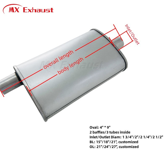 Exhaust Silencer Muffler for Truck and Diesel Cars