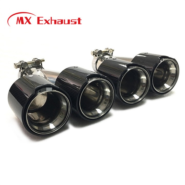 M Performance Exhaust Carbon Fiber Tailpipe Muffler Tips for BMW