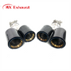 M Performance Titanium Blue Burnt Exhaust Carbon Fiber Tailpipe Muffler Tips for B*MW